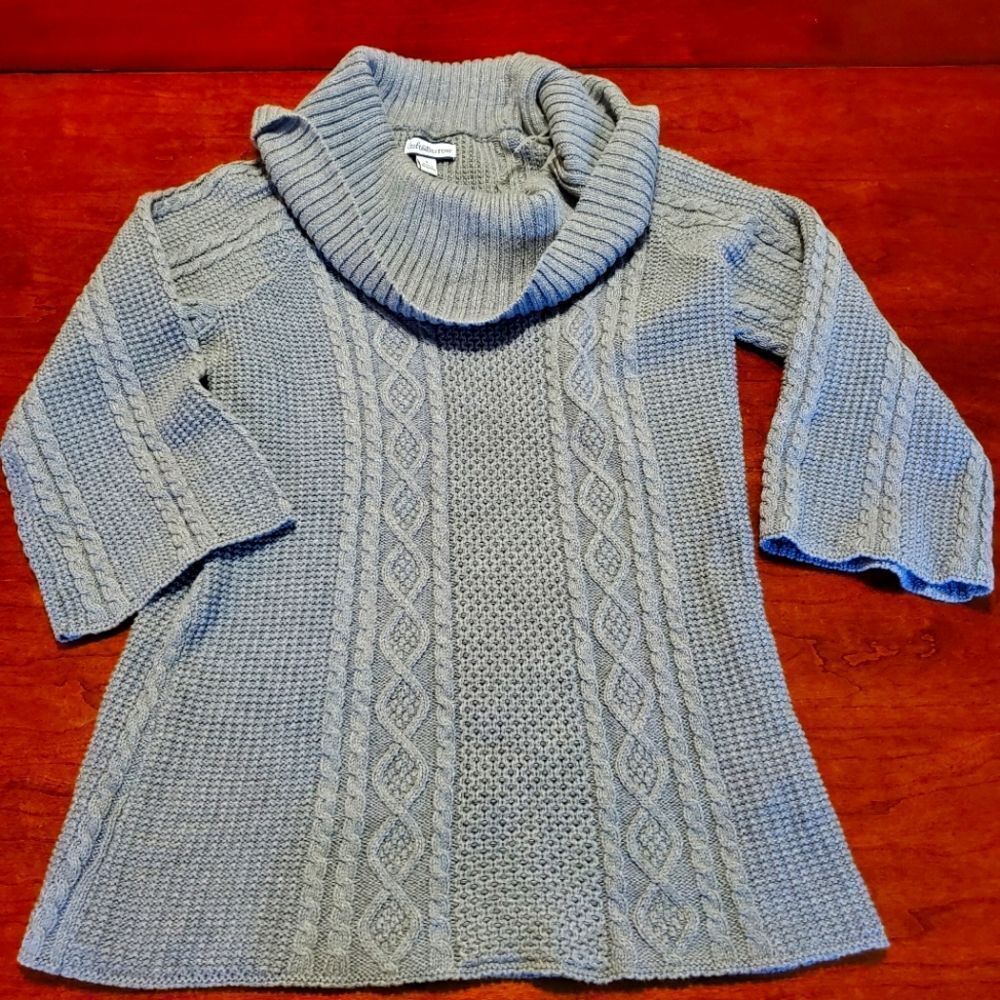 Croft & Barrow Women's Gray Sweater Small